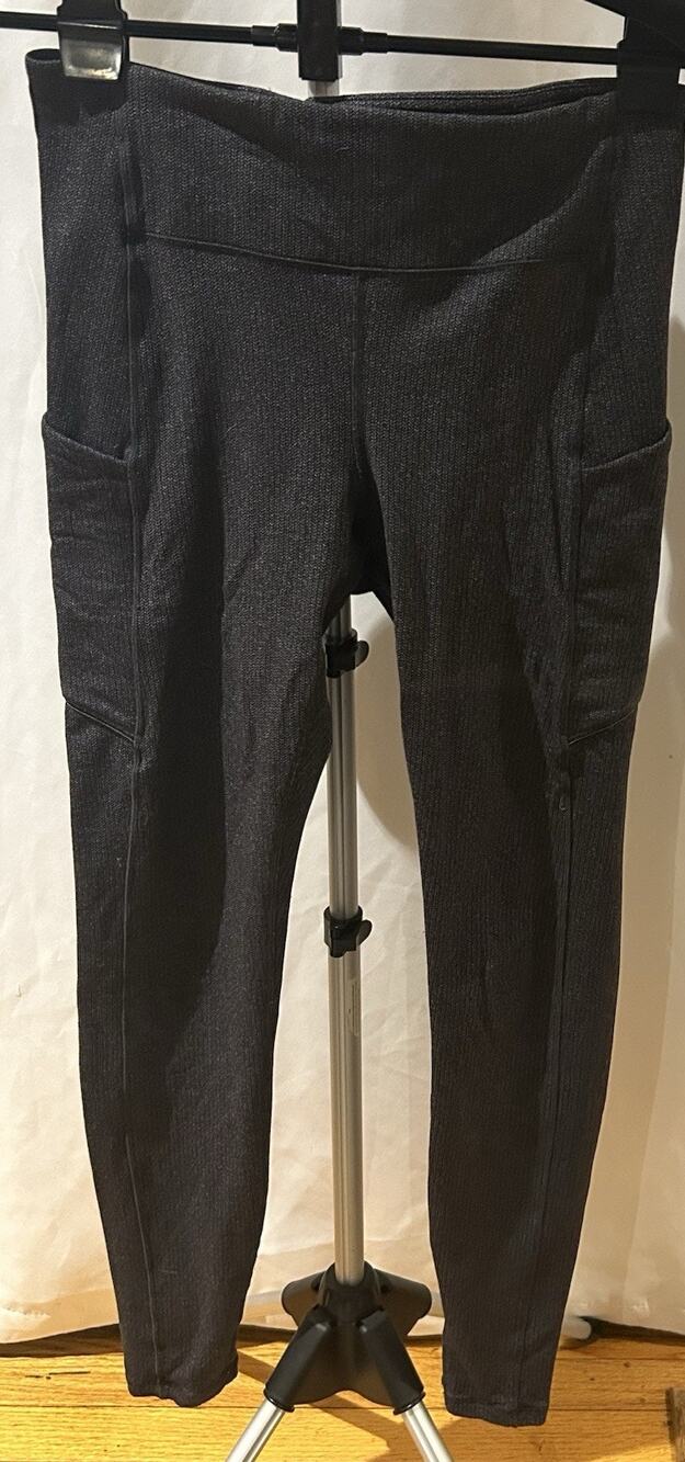 Lululemon Speed Up Tights in Herringbone Pattern Women's size 6